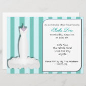 Einladungen für Brautdusche (Vorne/Hinten)
