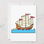 Einladungen für chinesische Segelschiffe (Vorderseite)