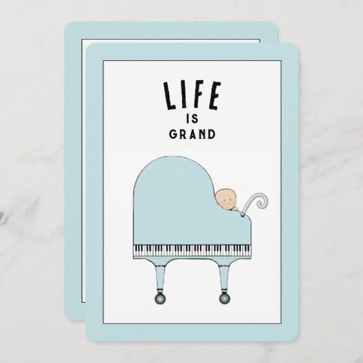 Einladungen für Creative Baby Shower (Vorne/Hinten)