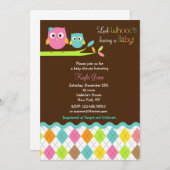 Einladungen für das Baby (Vorne/Hinten)