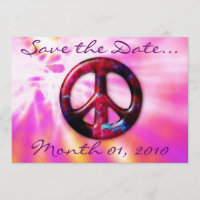 Einladungen für das "Bright Space Peace Sign"
