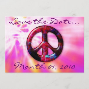 Einladungen für das "Bright Space Peace Sign"