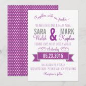 Einladungen für das charmante Banner (Vorne/Hinten)