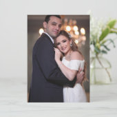 EINLADUNGEN FÜR DAS FOTO DER UMLAUFE (Stehend Vorderseite)