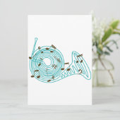 Einladungen für das französische Horn (Stehend Vorderseite)