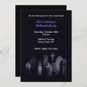 Einladungen für das Graveyard-Halloween-Party um M (Vorne/Hinten)