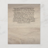 Einladungen für das zeitgemäße Hochzeitdatum von Q (Rückseite)