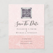 Einladungen für das zeitgemäße Hochzeitdatum von Q (Vorderseite)