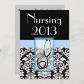 Einladungen für den Abschluss von Krankenschwester (Vorne/Hinten)