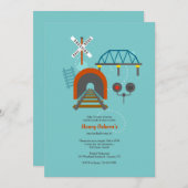 Einladungen für den Eisenbahningenieur (Vorne/Hinten)