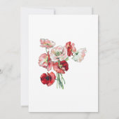 Einladungen für den Gedächtnisdienst | Aquarellmüc (Rückseite)