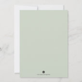 Einladungen für den Haushalt Wasserfarbenkaktus (Rückseite)