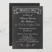 Einladungen für den Junggeselinnen-Abschied von Ch (Vorne/Hinten)