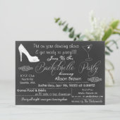 Einladungen für den Junggeselinnen-Abschied von Ch (Stehend Vorderseite)