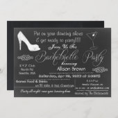 Einladungen für den Junggeselinnen-Abschied von Ch (Vorne/Hinten)