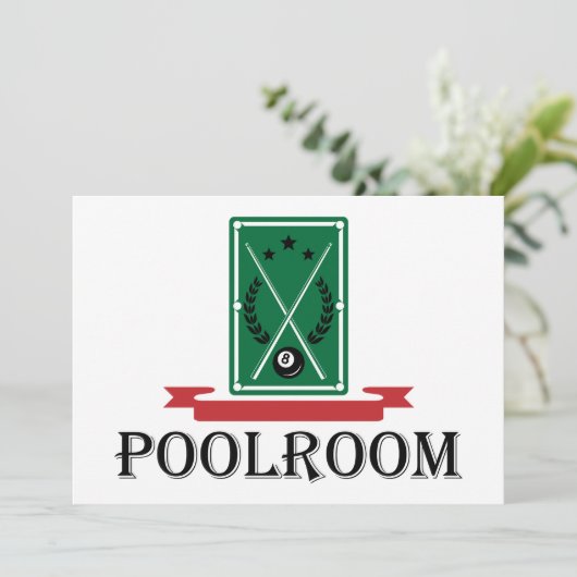 Einladungen für den Pool (Stehend Vorderseite)