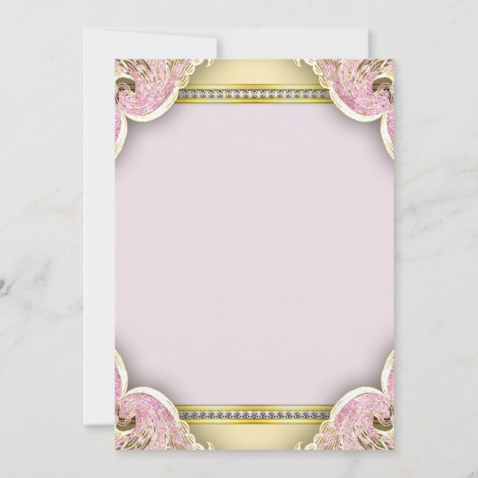 Einladungen für die afrikanisch-amerikanische Prin (Rückseite)