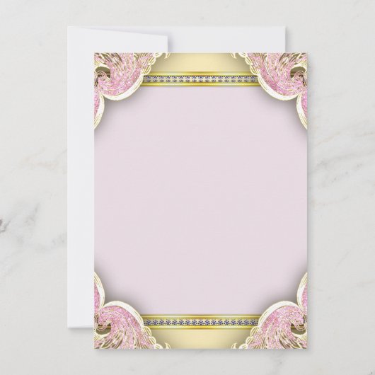 Einladungen für die afrikanisch-amerikanische Prin (Rückseite)