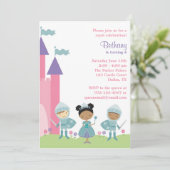 Einladungen für die afrikanische Prinzessin und Ri (Stehend Vorderseite)