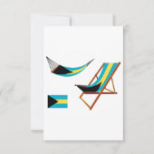 Einladungen für die Bahamas-Stühle (Vorderseite)