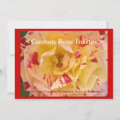 Einladungen für die benutzerdefinierte Blume mit G (Vorderseite)