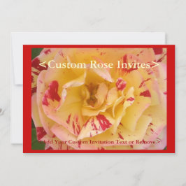 Einladungen für die benutzerdefinierte Blume mit G