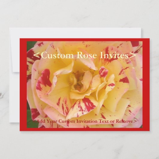 Einladungen für die benutzerdefinierte Blume mit G (Vorderseite)