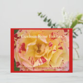 Einladungen für die benutzerdefinierte Blume mit G (Stehend Vorderseite)