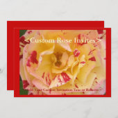 Einladungen für die benutzerdefinierte Blume mit G (Vorne/Hinten)