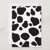 Einladungen für die Dusche der Jungkühe (Rückseite)