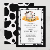 Einladungen für die Dusche der Jungkühe (Vorne/Hinten)