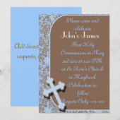 Einladungen für die erste Heilige Kommunion (Vorne/Hinten)