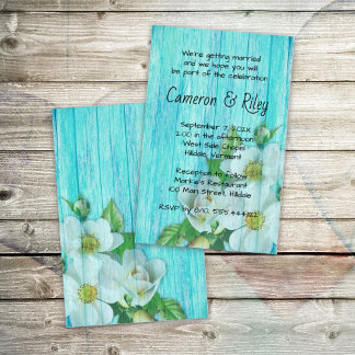 Einladungen für die Feierlichkeiten zum Hochzeitsf Flyer