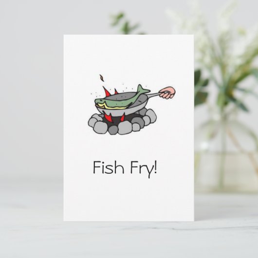 Einladungen für die Fischerei (Stehend Vorderseite)