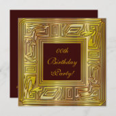 Einladungen für die Geburtstagspartei (Vorne/Hinten)