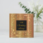 Einladungen für die Geburtstagspartei (Stehend Vorderseite)