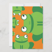 Einladungen für die Geburtstagsparty von Froschtie (Rückseite)