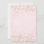 Einladungen für die Girl Baby Shower Brunch (Rückseite)