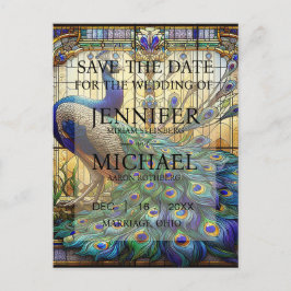 Einladungen für die Hochzeit von aus Pfau gefestig