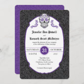 Einladungen für die Hochzeit von Zuckerrüben (Vorne/Hinten)