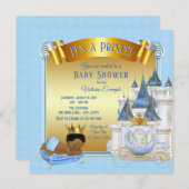 Einladungen für die Kinderdusche von African Ameri (Vorne/Hinten)