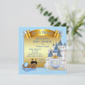 Einladungen für die Kinderdusche von African Ameri (Stehend Vorderseite)