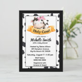 Einladungen für die Kindermädchendusche (Stehend Vorderseite)