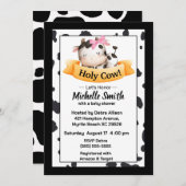 Einladungen für die Kindermädchendusche (Vorne/Hinten)