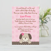 Einladungen für die Kinderschuhdusche (Stehend Vorderseite)