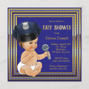 Einladungen für die Polizei-Kinderdusche