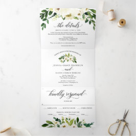 Einladungen für die Tri-Fold-Rosen