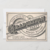 Einladungen für die Vintage Graduiertengruppe - Fo (Vorderseite)