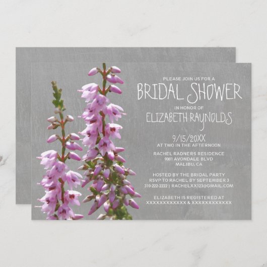 Einladungen für die Wärmedusche