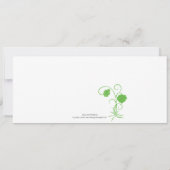 Einladungen für die Woodland Fairy Geburtstagspart (Rückseite)